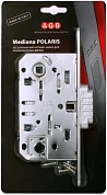 Картинка B06102.50.34.567 (=B04102, B05102) Замок межкомнатный  AGB WC (мат. хр.) с отв. пл. B02402.05.34 MEDIANA POLARIS